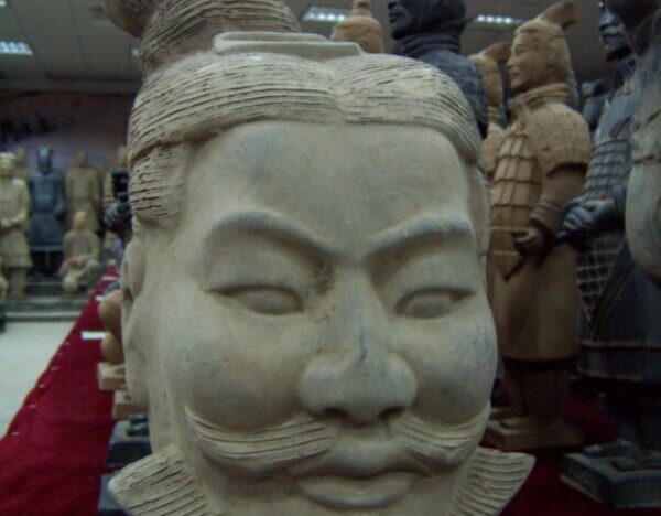 terracotta warrior head