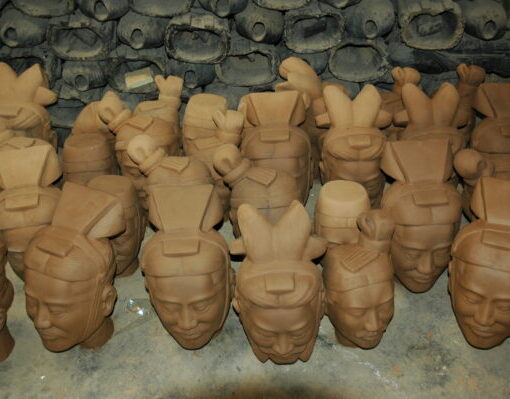 terracotta warriors heads
